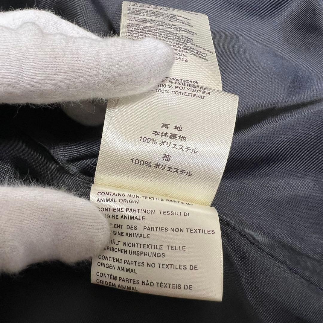 【美品✨️】DIESEL　大人気ライダースロングコート　ゴートレザー×ウール