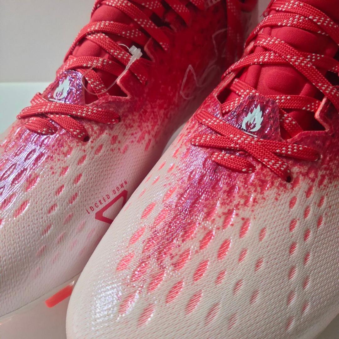 UNDER ARMOURアンダーアーマー アメフトスパイク29.5 レッド