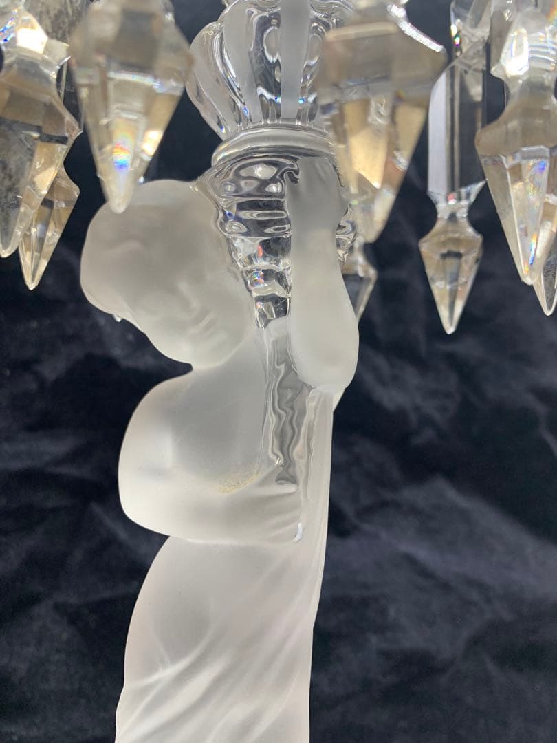 超希少　美品　バカラ　エンファントバカラ クリスタル キャンドルラブラ