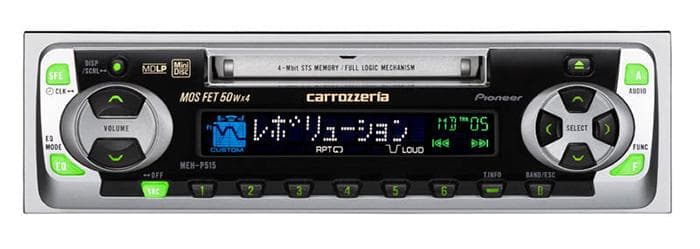 未使用Pioneer MD・チューナ　MEH-P515　 50W×4ch　日本