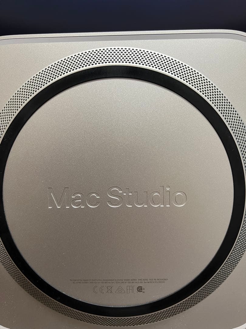 Macデスクトップ Mac Studio (2023) M2 Max 32GB/512GB