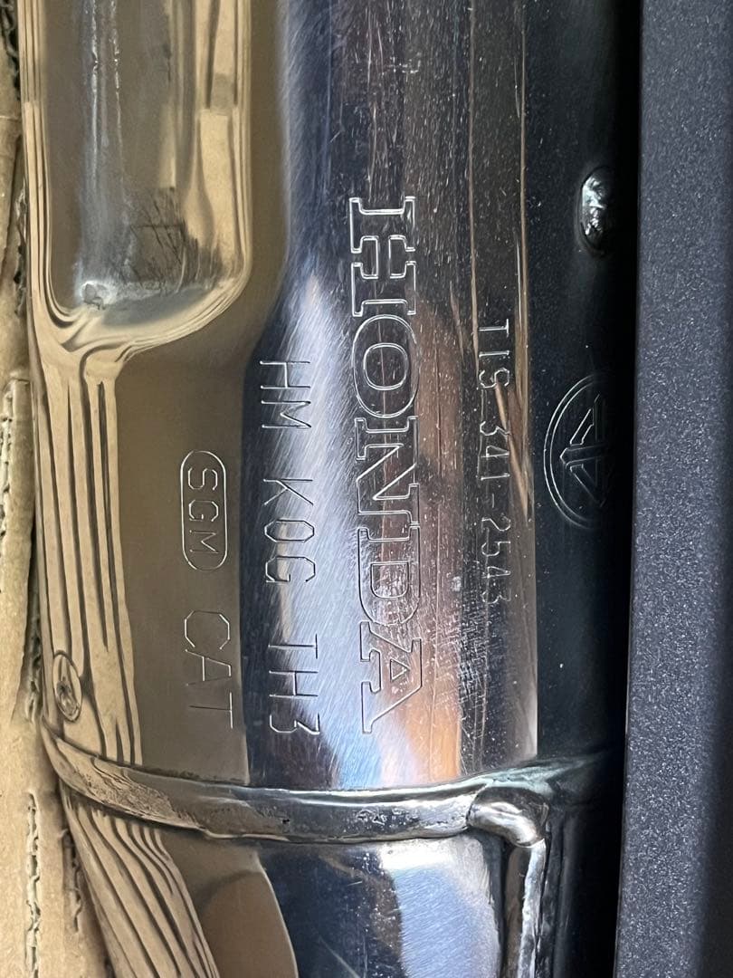 C125 スーパーカブ　純正マフラー　JA71 マットアクシスグレーメタリック