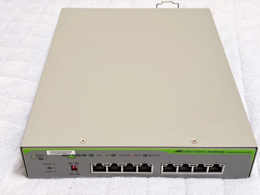 AT-XS910/8 レイヤー2スイッチ(10G,1000M)