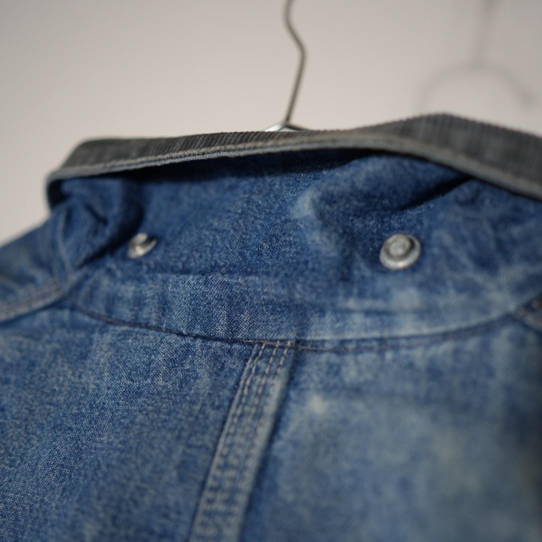 80-90s 星タグ USA製 デニム カーハート チョアジャケット ダック