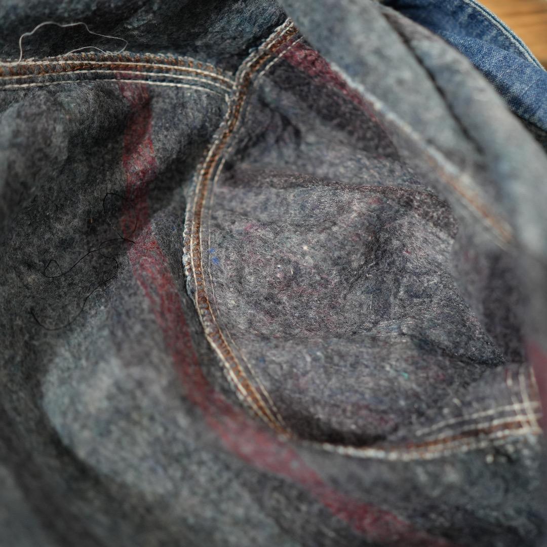 80-90s 星タグ USA製 デニム カーハート チョアジャケット ダック