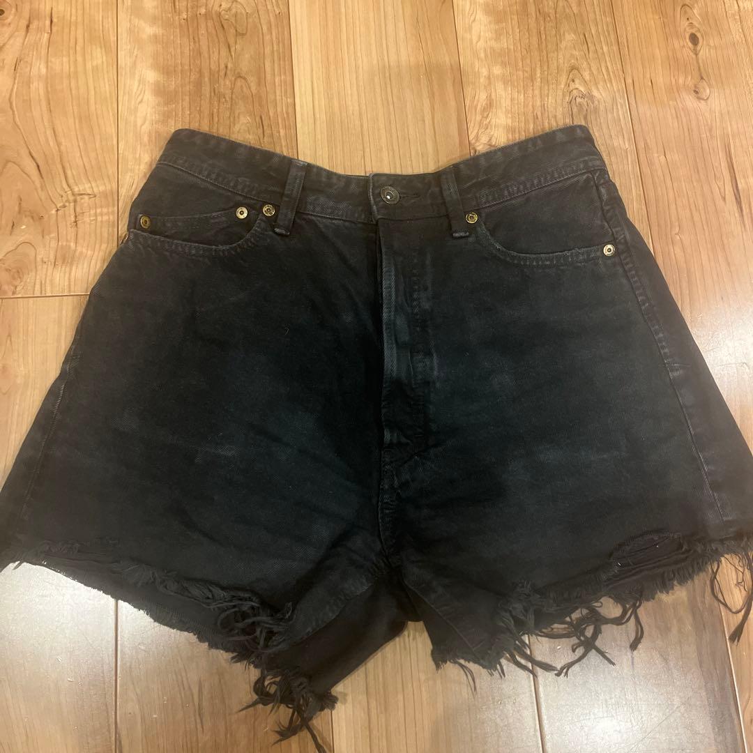 yanuk ヤヌーク ショートパンツ sunny サニー 野沢和香 ブラック L