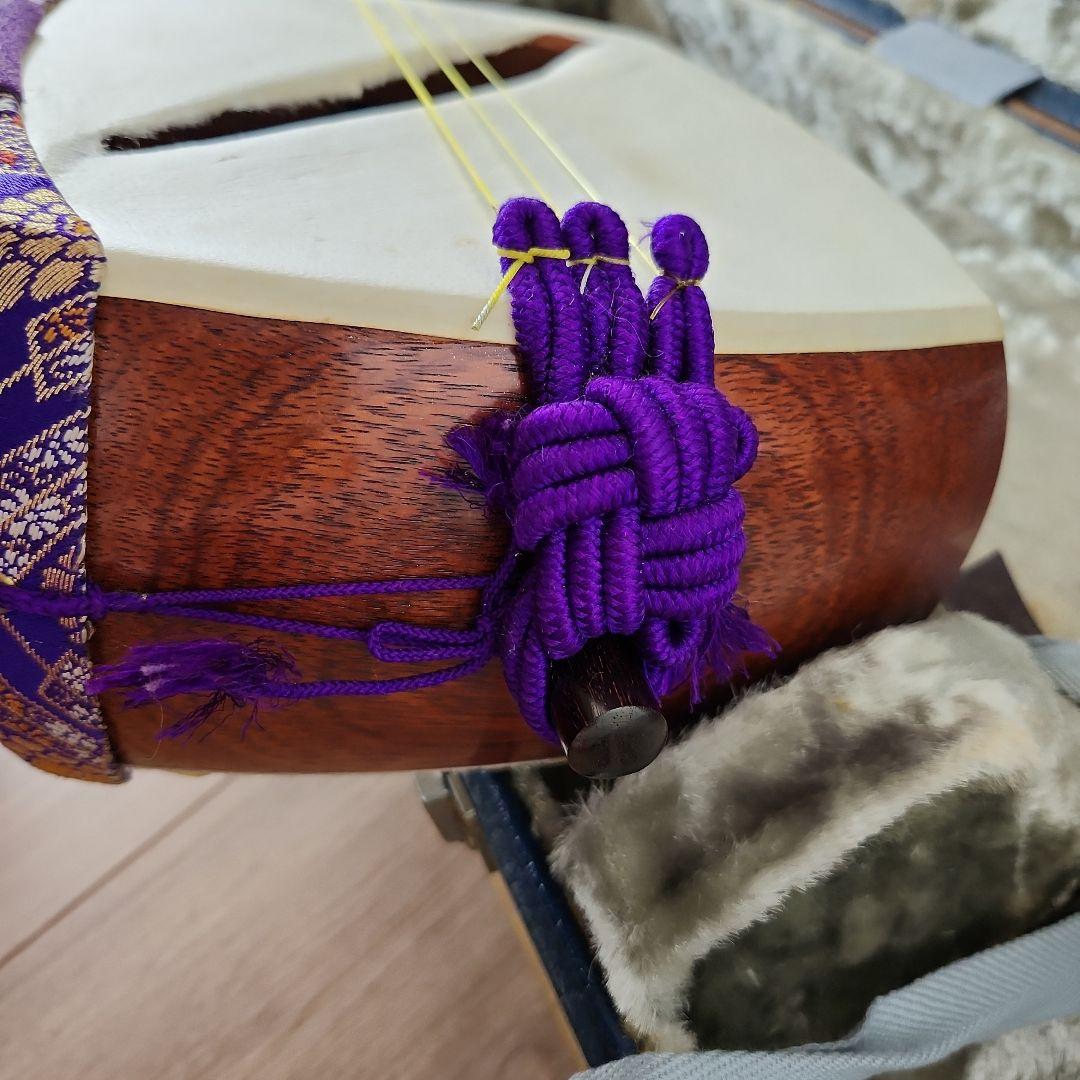 【中古】津軽三味線 ハードケース付き