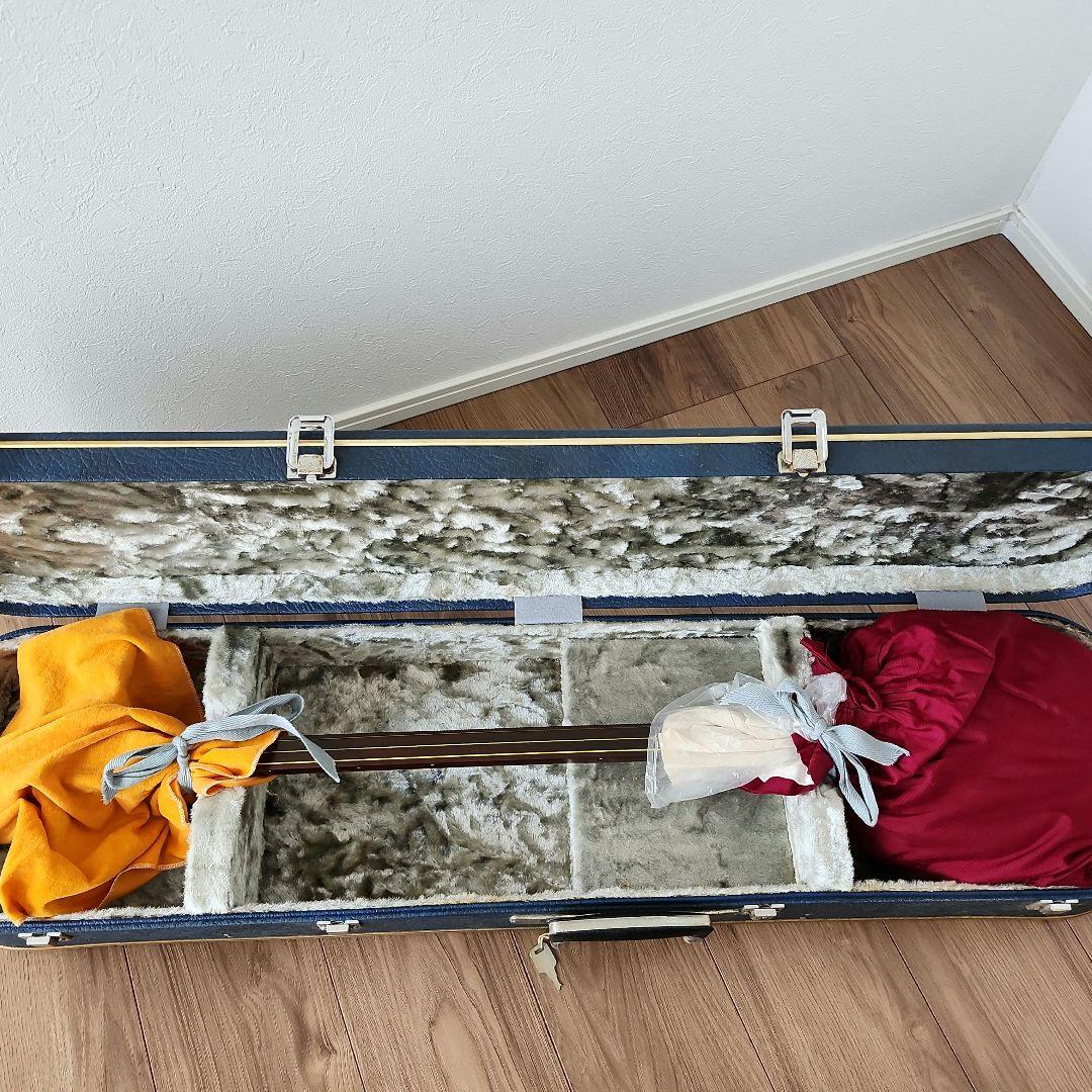 【中古】津軽三味線 ハードケース付き