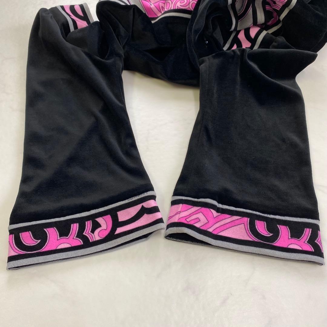 美品★LEONARD 膝丈ワンピース 5分袖 カンカン素材 ベロア 38