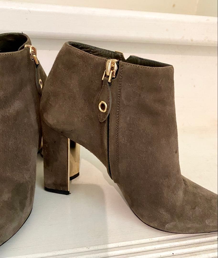 ヴィトンショートブーツ　ハートブレーカーライン　スエード