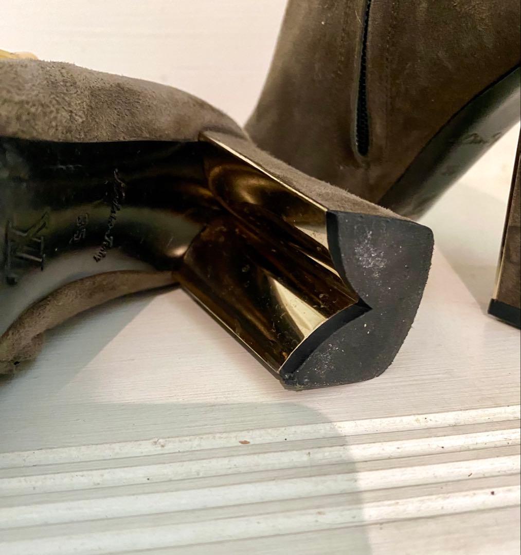 ヴィトンショートブーツ　ハートブレーカーライン　スエード