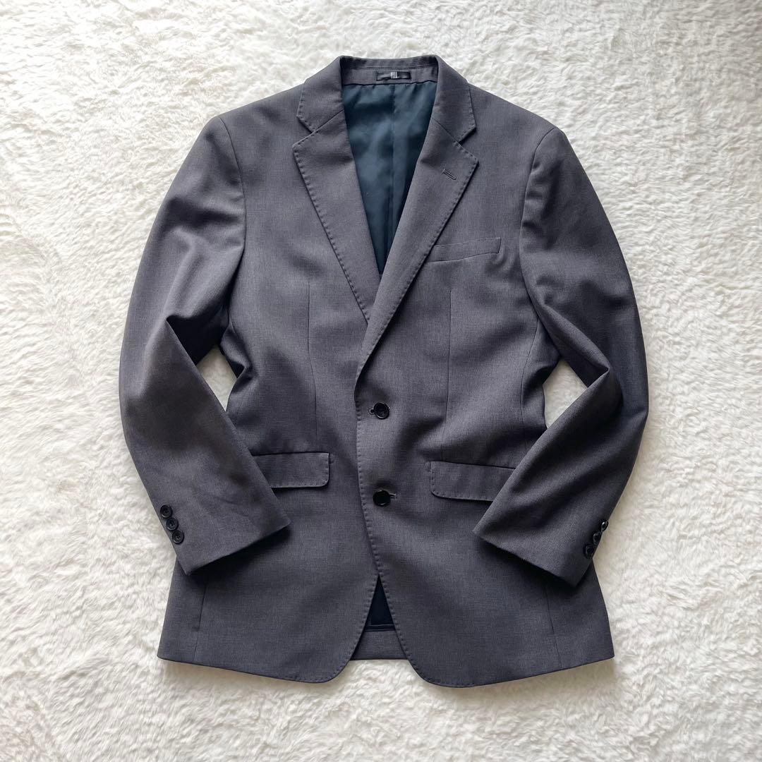 美品✨スーツセレクト　3ピース　セットアップ　4S ストレッチ　グレー　Y4
