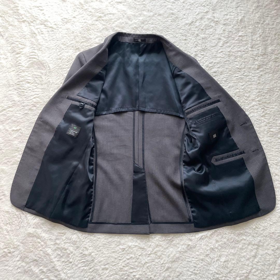 美品✨スーツセレクト　3ピース　セットアップ　4S ストレッチ　グレー　Y4