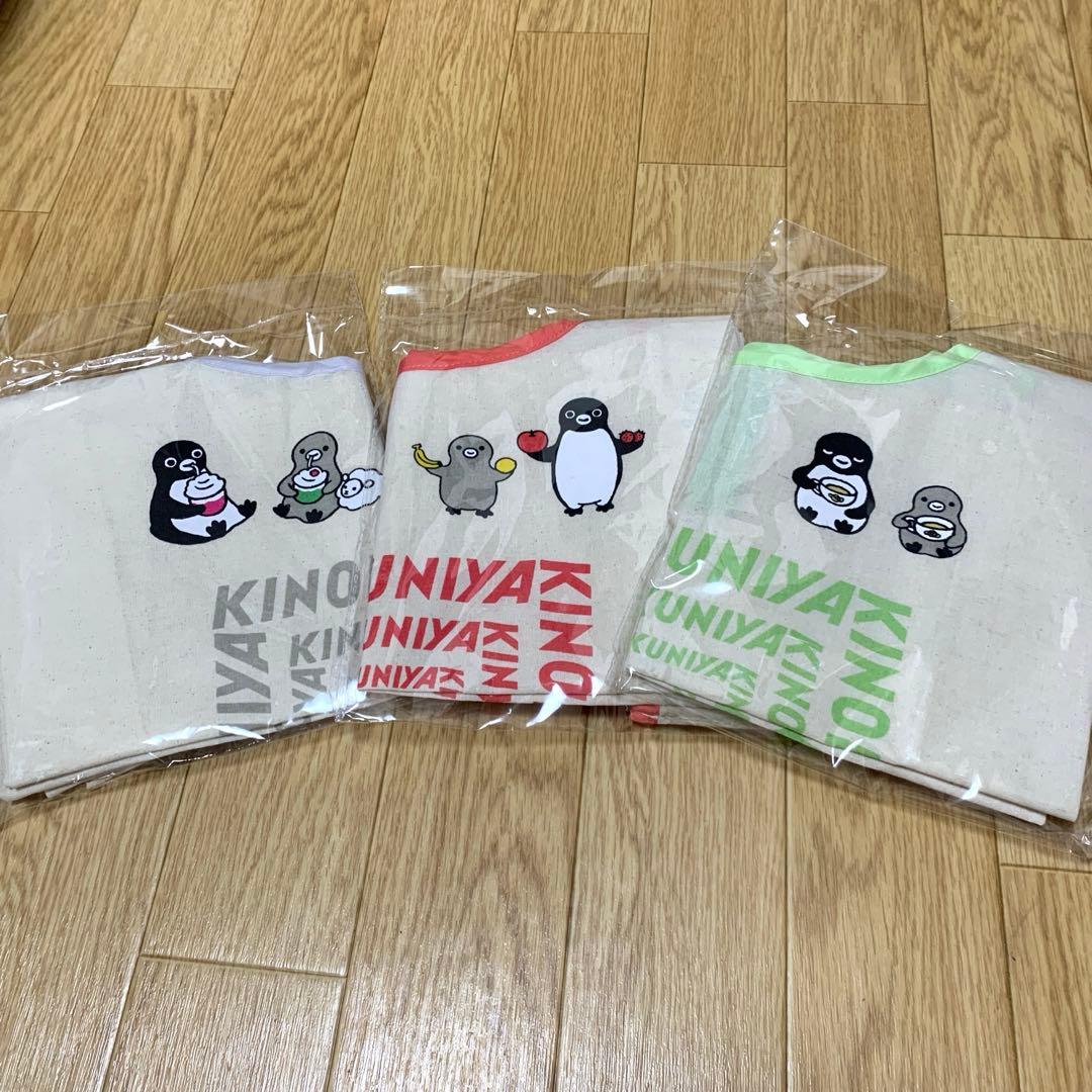 新品未開封＊紀伊國屋×Suicaペンギン＊綿100%エコバッグ3点セット