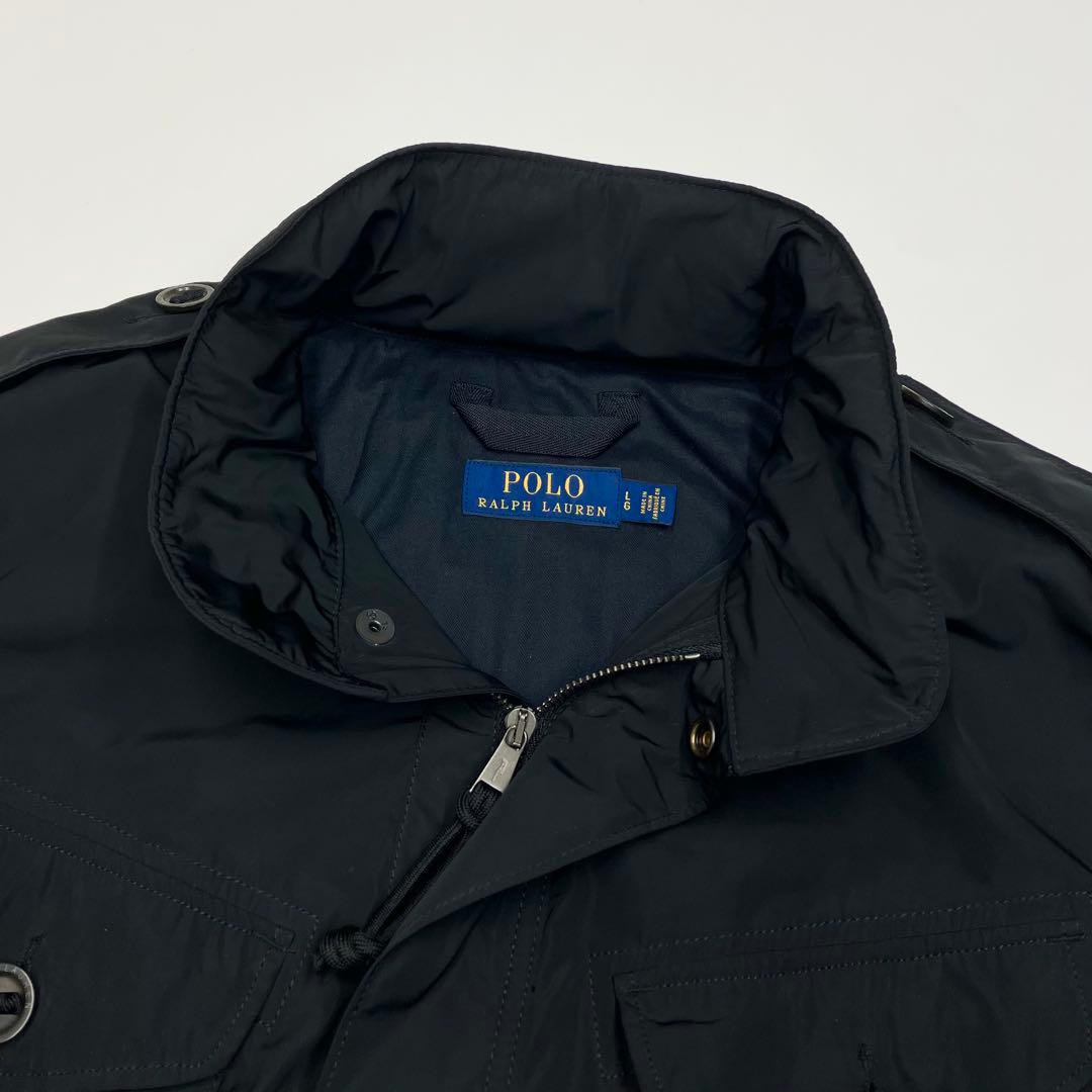 【ほぼ新品】ラルフローレン M-65 フィールドジャケット L ミリタリー 黒