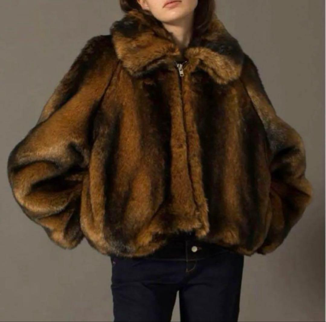 leinwande フェイクファージャケット