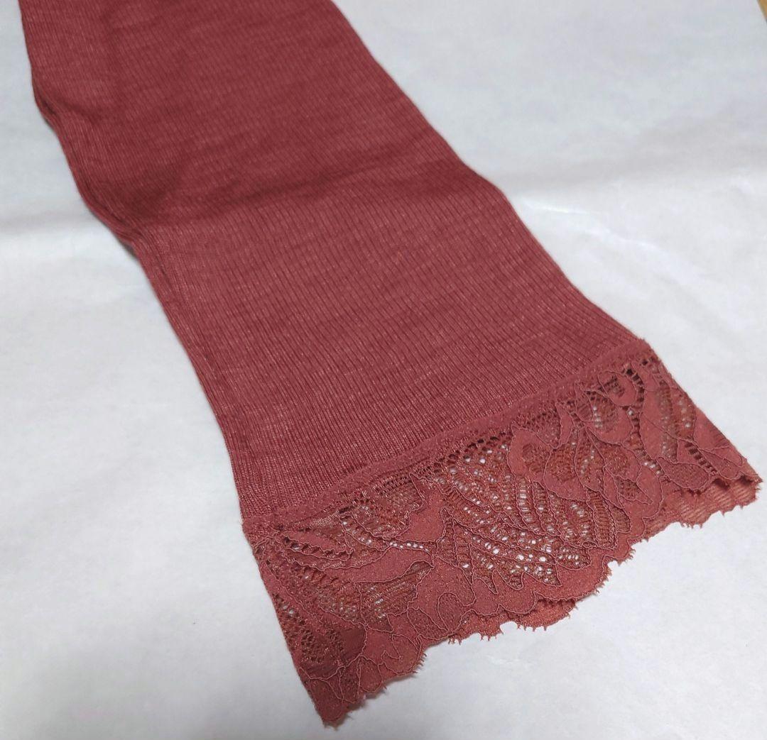 新品タグ付き 高級 ハンロ ウール シルク インナー トップス XS