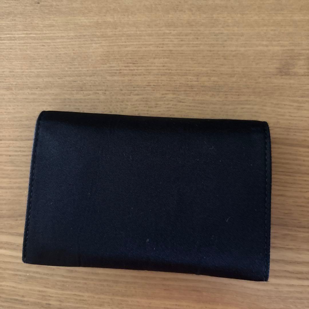 PRADA ブラック ナイロン 名刺入れ