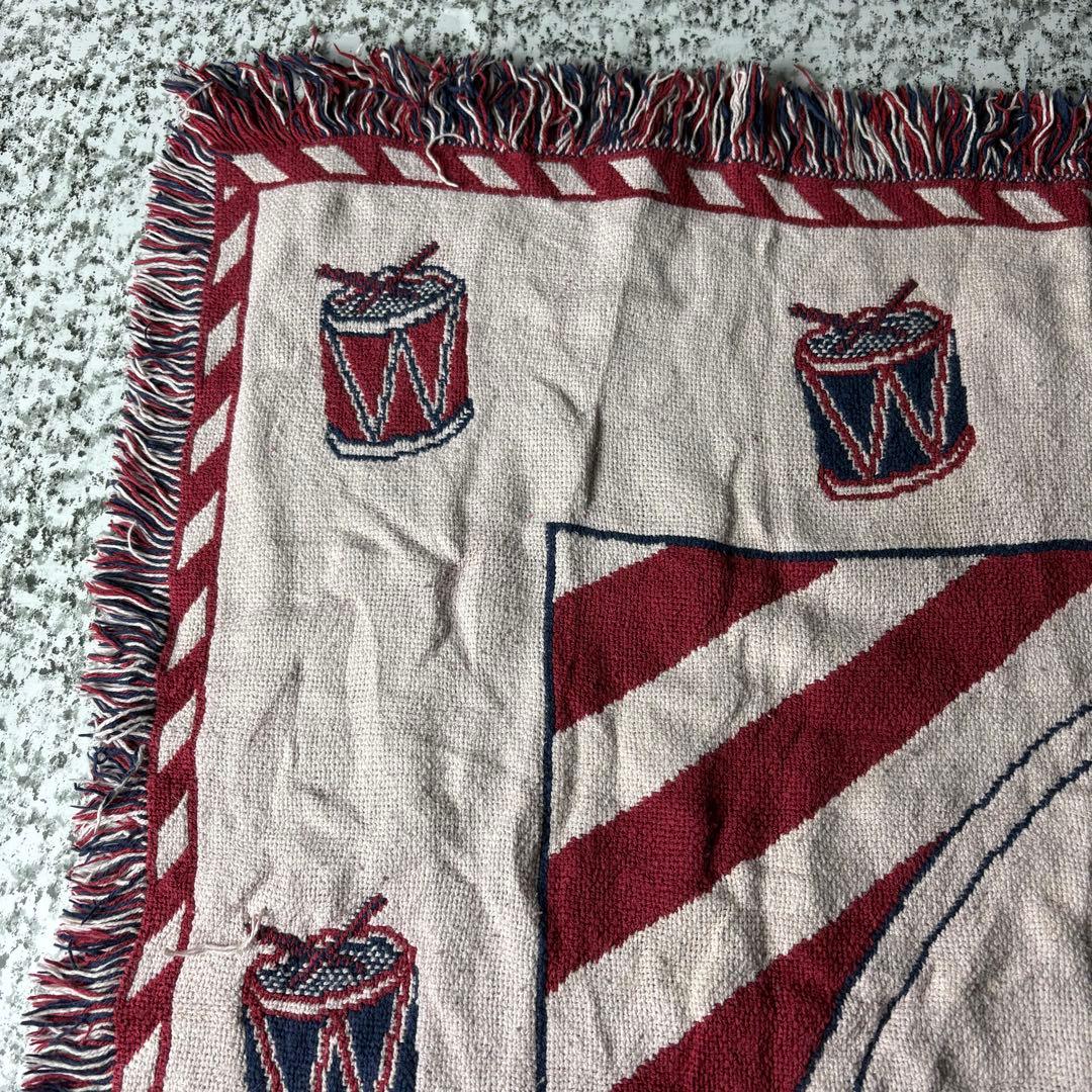 【90sオールド】くるみ割り人形　リバーシブル　ヴィンテージラグ　カーペット