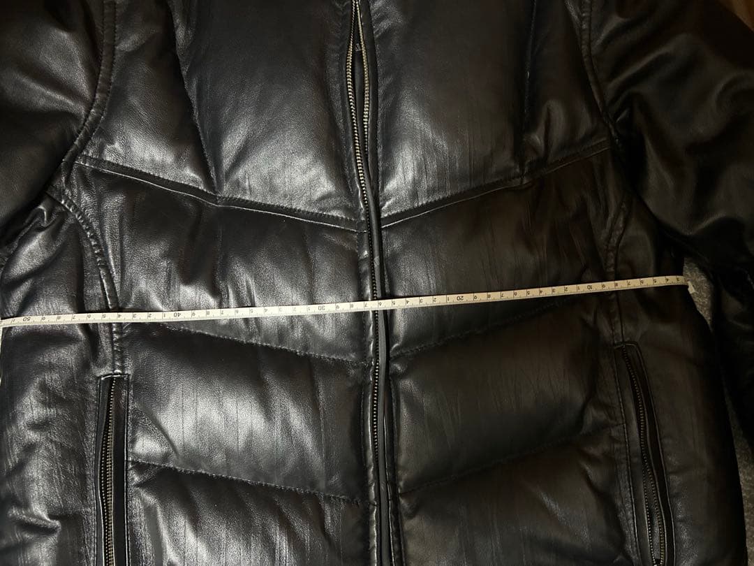 ジャケット・アウター BALMAIN Paris leather down jacket