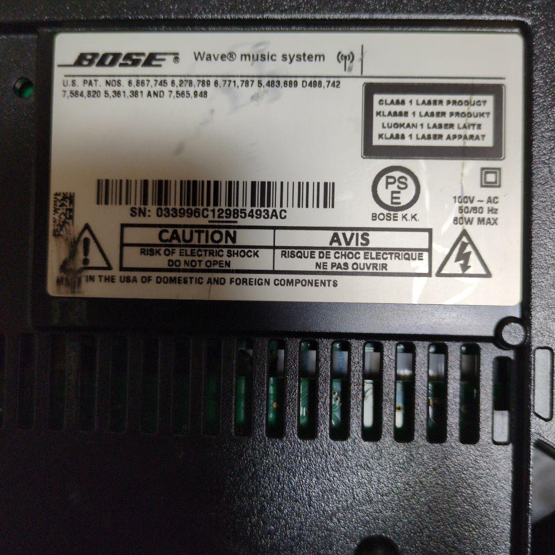 Bose Wave Music System動作品純正大リモコン純コードCD取説