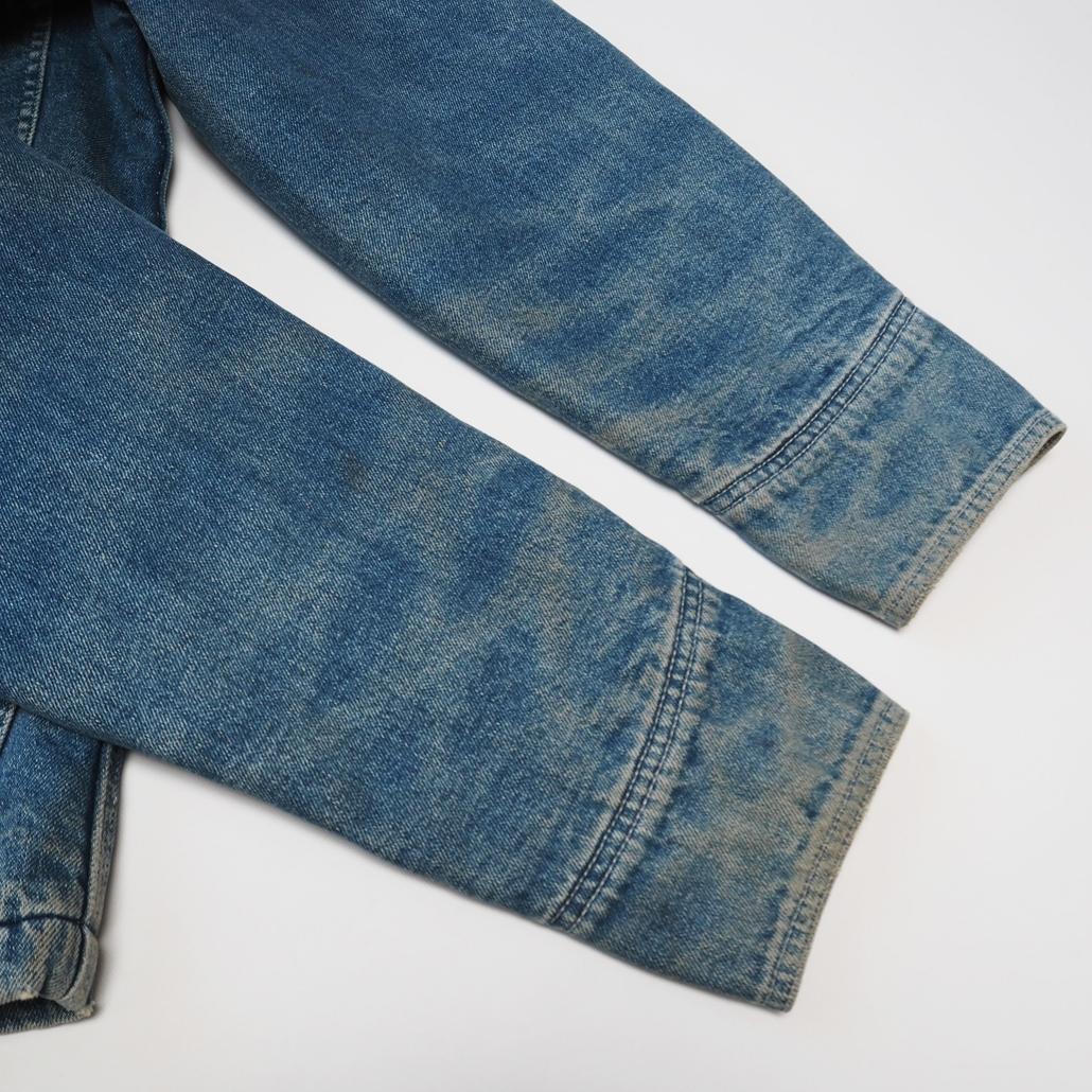 80s 日本製 Lee 81-LJ 70s復刻 襟コーデュロイデニムカバーオール