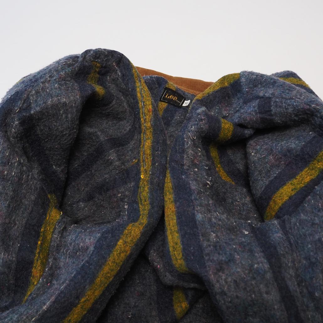 80s 日本製 Lee 81-LJ 70s復刻 襟コーデュロイデニムカバーオール