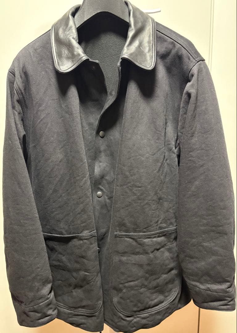 COMOLI 25AW デニムレザーワークジャケット　サイズ3