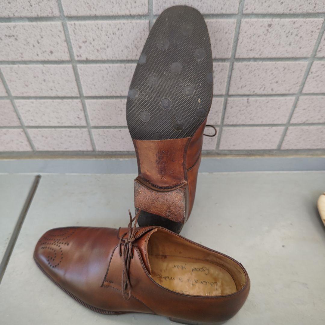 satobowさん専用　エンツォボナフェ 5.5 ブラウン レザー