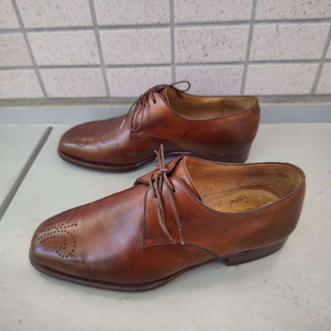 satobowさん専用　エンツォボナフェ 5.5 ブラウン レザー