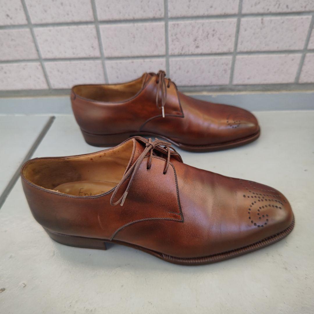 satobowさん専用　エンツォボナフェ 5.5 ブラウン レザー