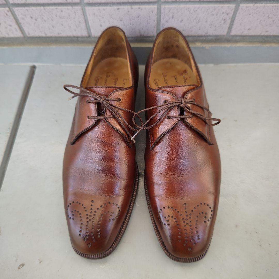 satobowさん専用　エンツォボナフェ 5.5 ブラウン レザー