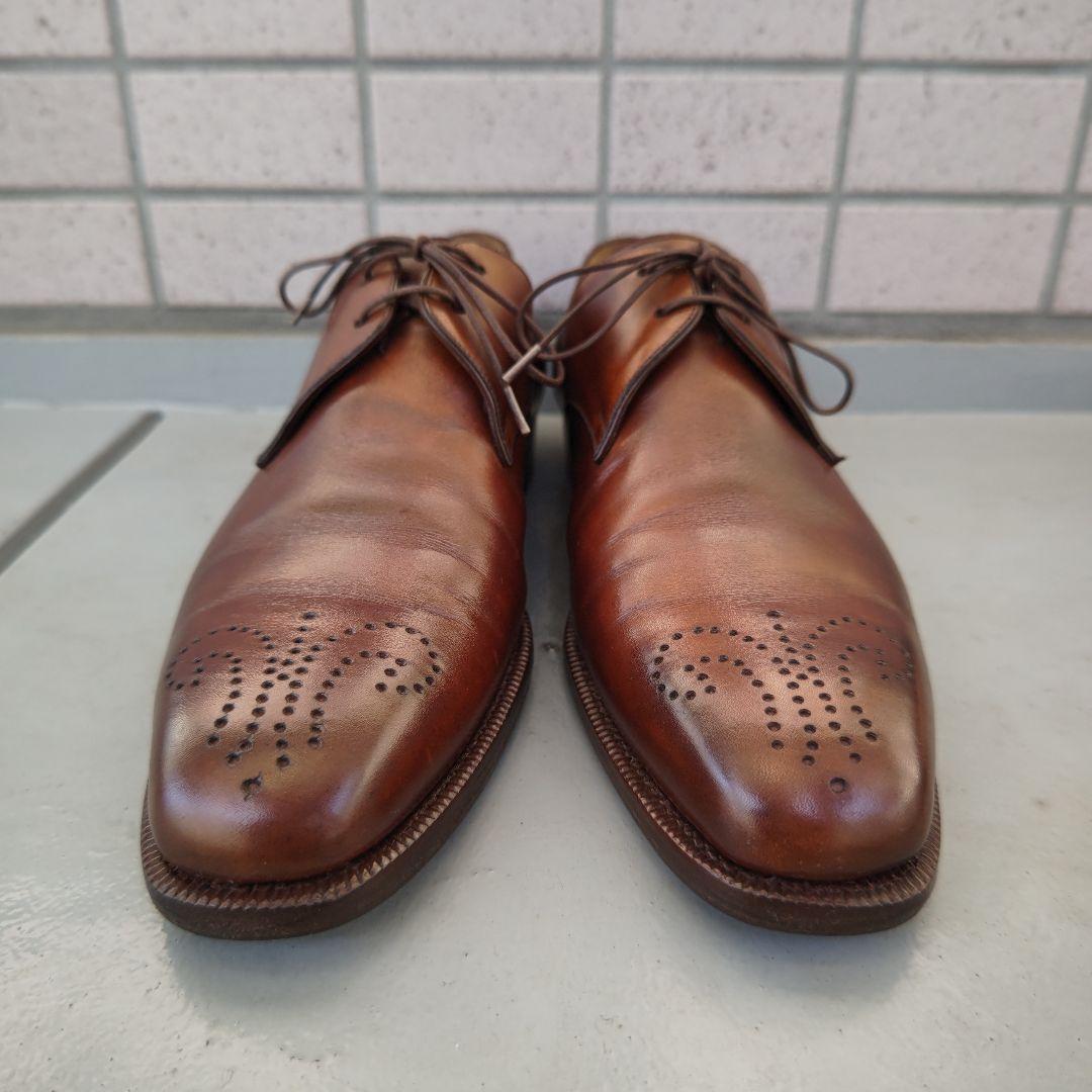 satobowさん専用　エンツォボナフェ 5.5 ブラウン レザー