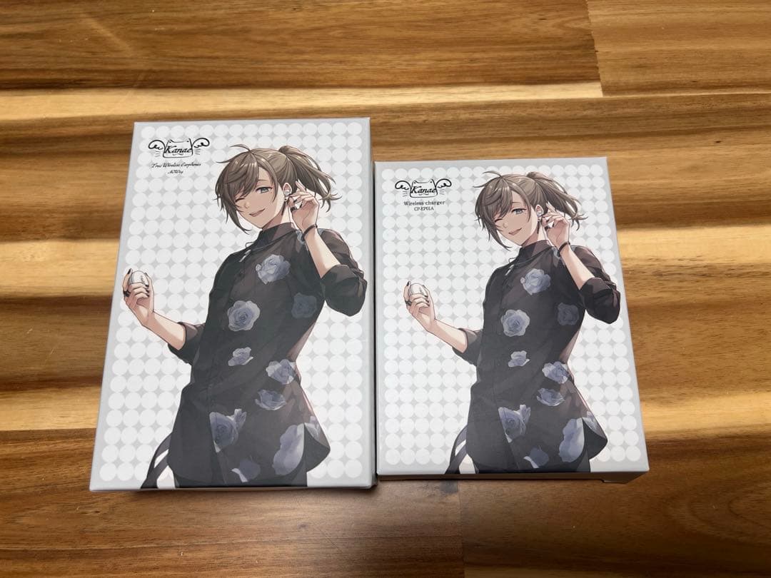 オンキョー にじさんじ 叶 ワイヤレスイヤホン ワイヤレス充電器 セット