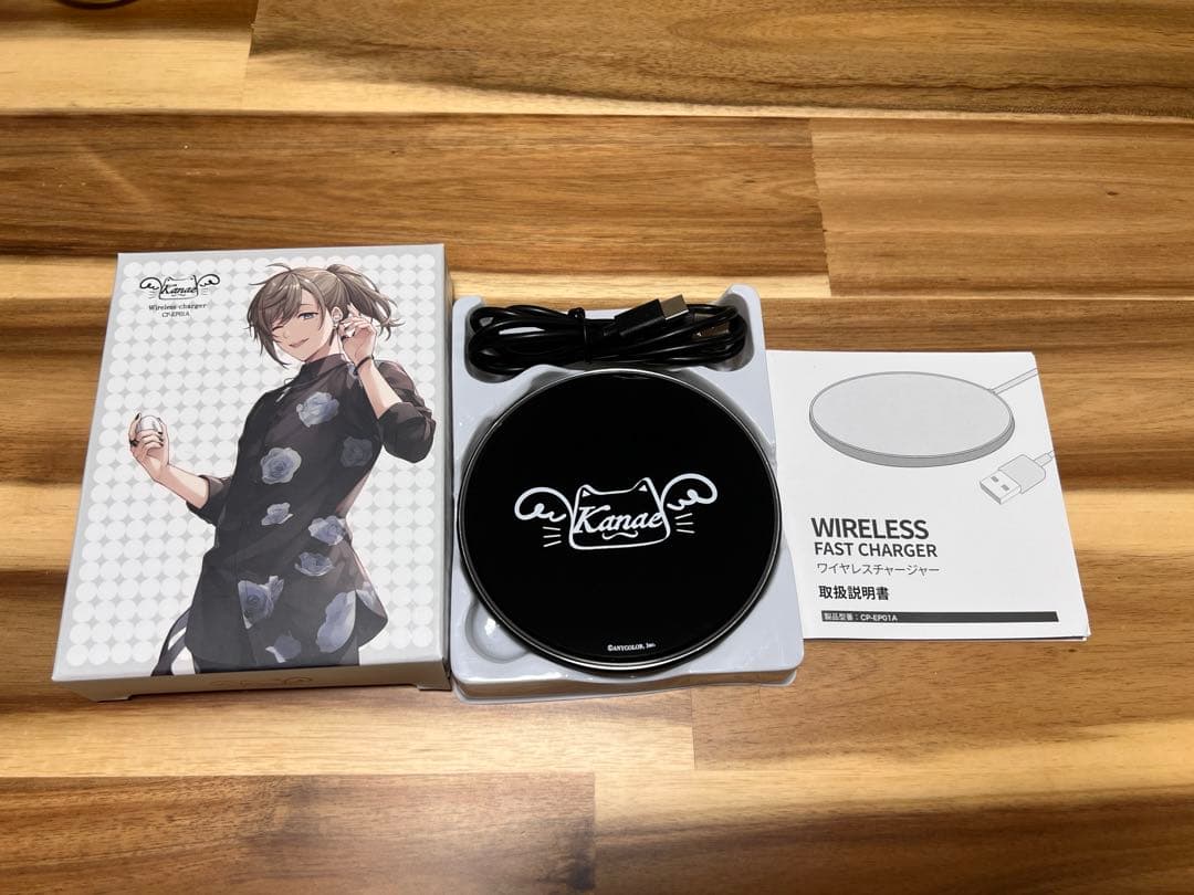 オンキョー にじさんじ 叶 ワイヤレスイヤホン ワイヤレス充電器 セット