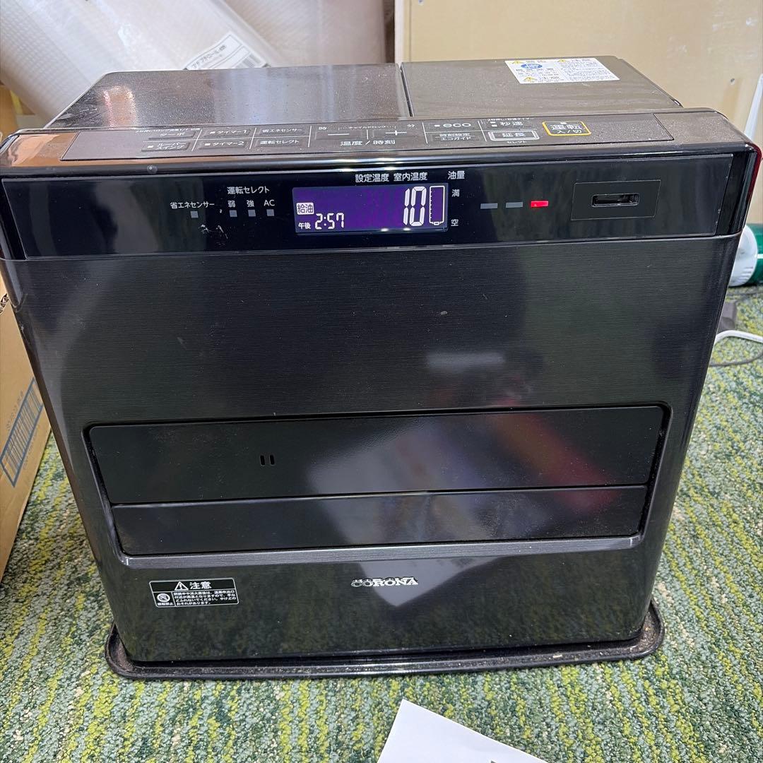 CORONA 石油ファンヒーター ブラック