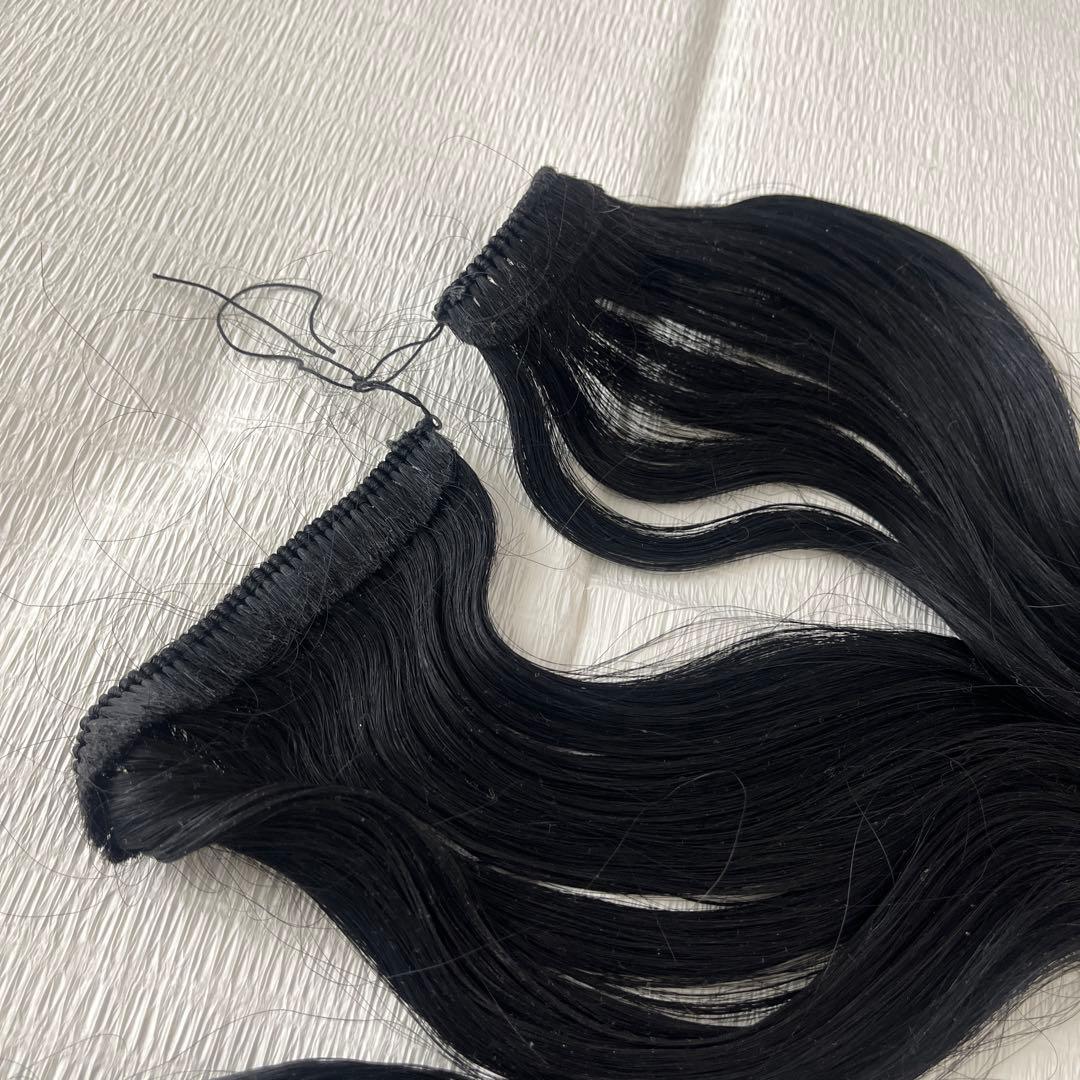 日本髪　地毛結　かもじ　人毛　花嫁　文金高島田