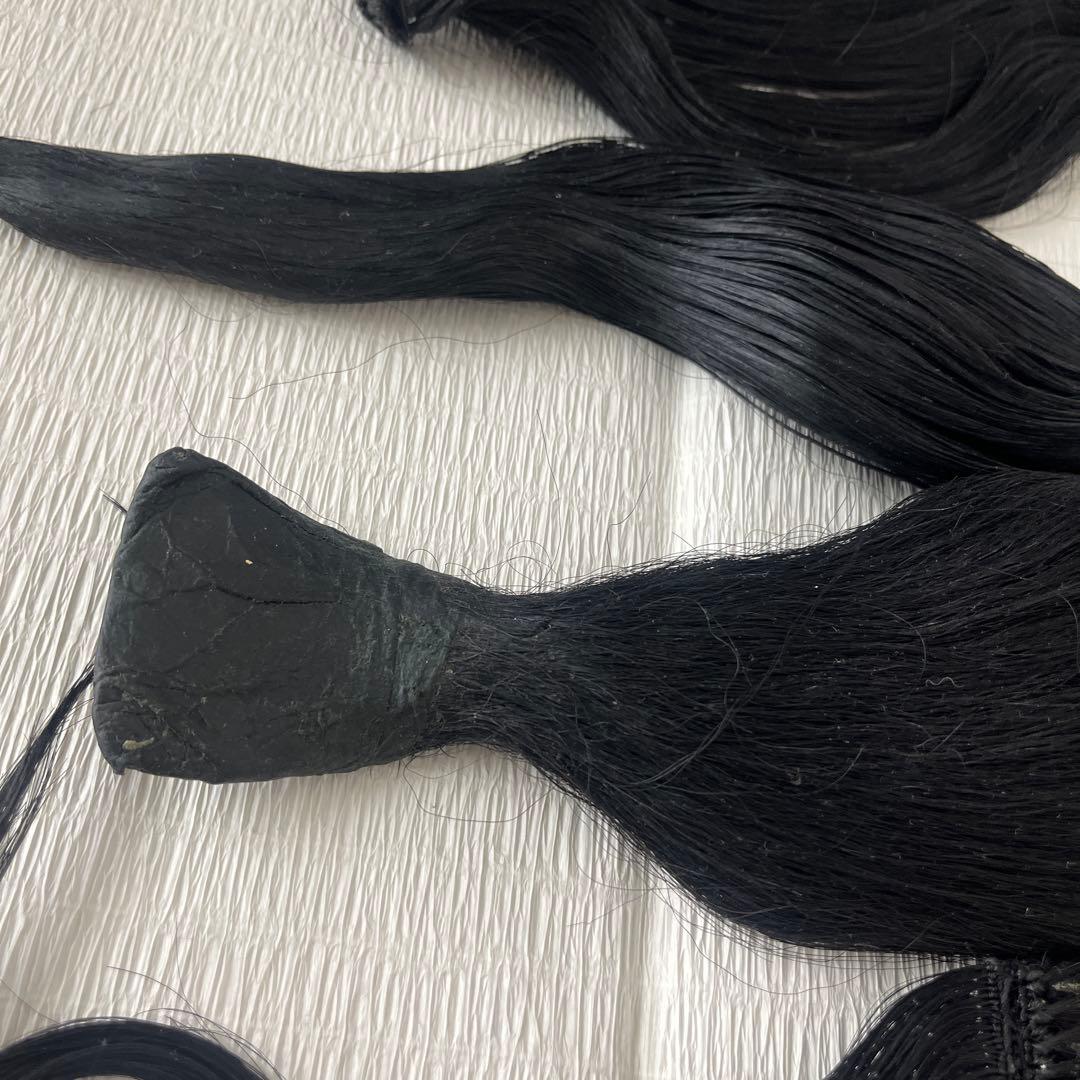 日本髪　地毛結　かもじ　人毛　花嫁　文金高島田