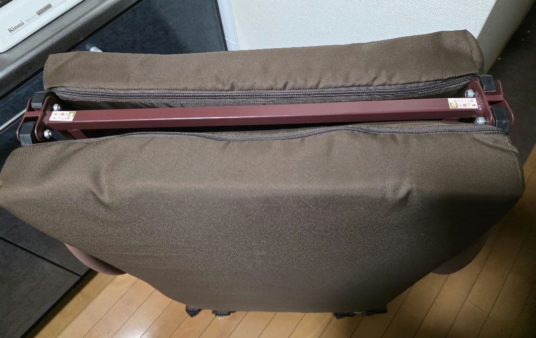 ✨超コンパクト折りたたみベッド✨直接受取8600円割引✨取扱説明書有り✨