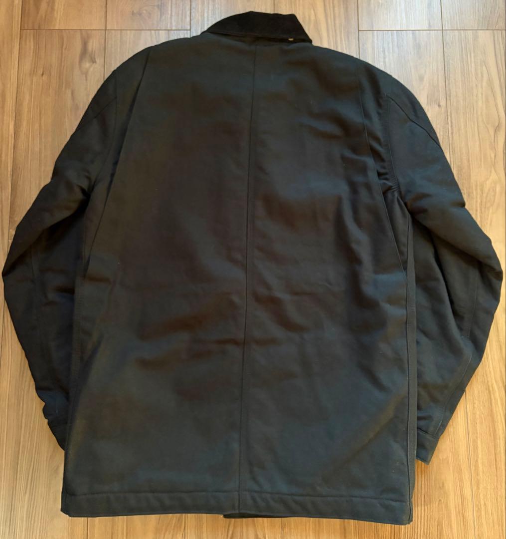 極美品 カーハート ダック チョアコート デニム カバーオール ジャケット 黒