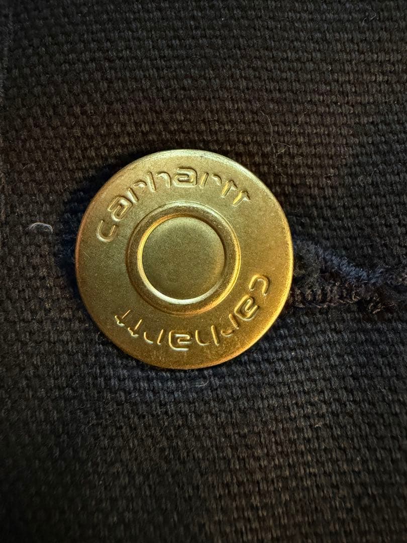 極美品 カーハート ダック チョアコート デニム カバーオール ジャケット 黒