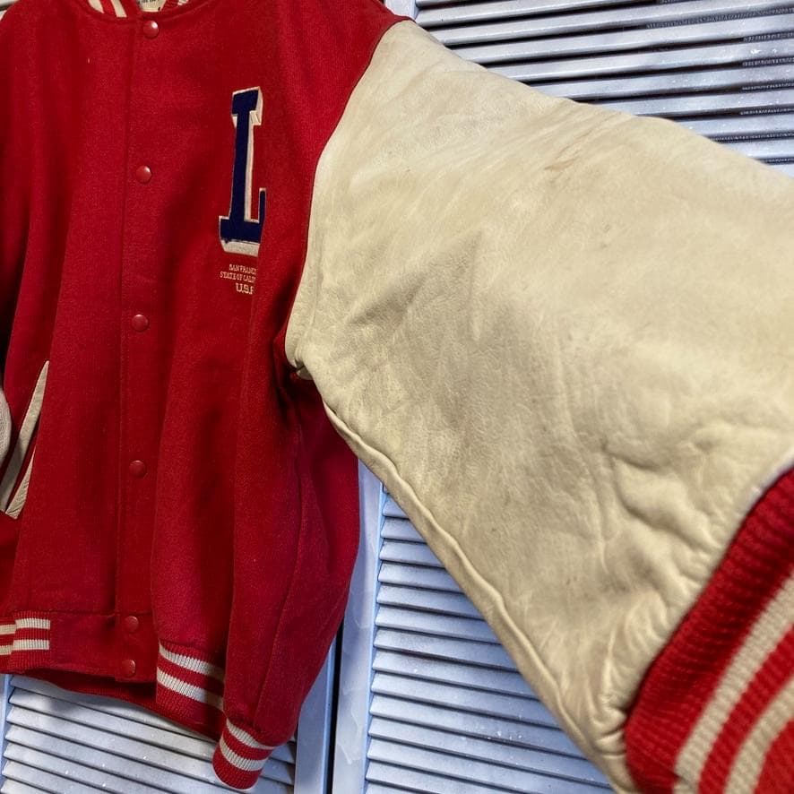 BMOF レザー ジャケット 古着 90s リーバイス LEVI'S スタジャン