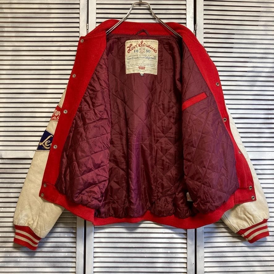 BMOF レザー ジャケット 古着 90s リーバイス LEVI'S スタジャン