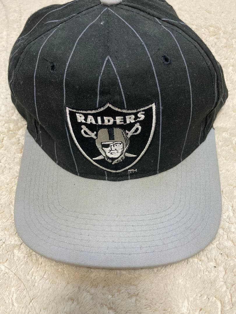 レイダース　ストライプキャップ NFL公認 Starter(⚠️希少)