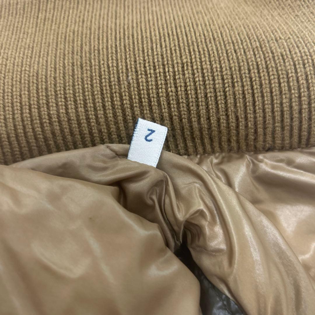 MONCLER フード付きダウンベスト オリーブグリーン　hry26