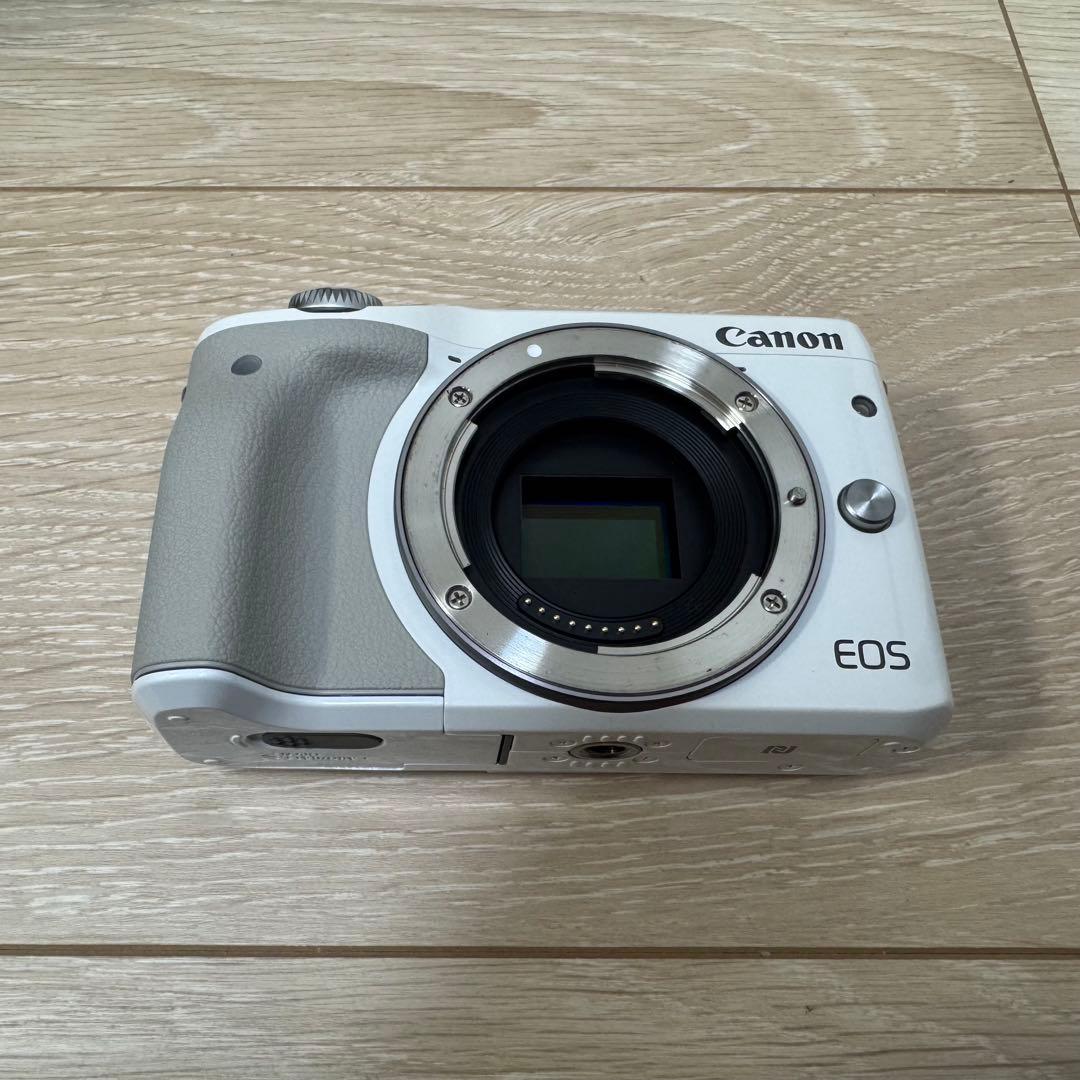 Canon EOS M3 ミラーレス一眼 ダブルズームキット ホワイト