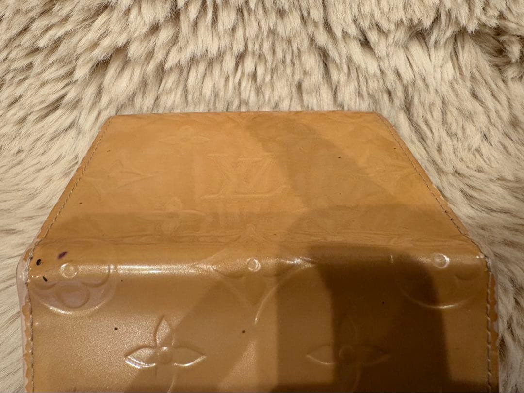 Louis Vuitton ベージュ レザー 名刺入れ