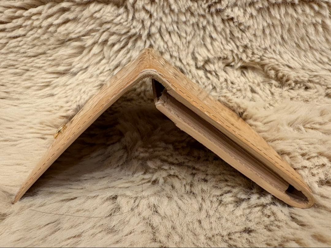 Louis Vuitton ベージュ レザー 名刺入れ