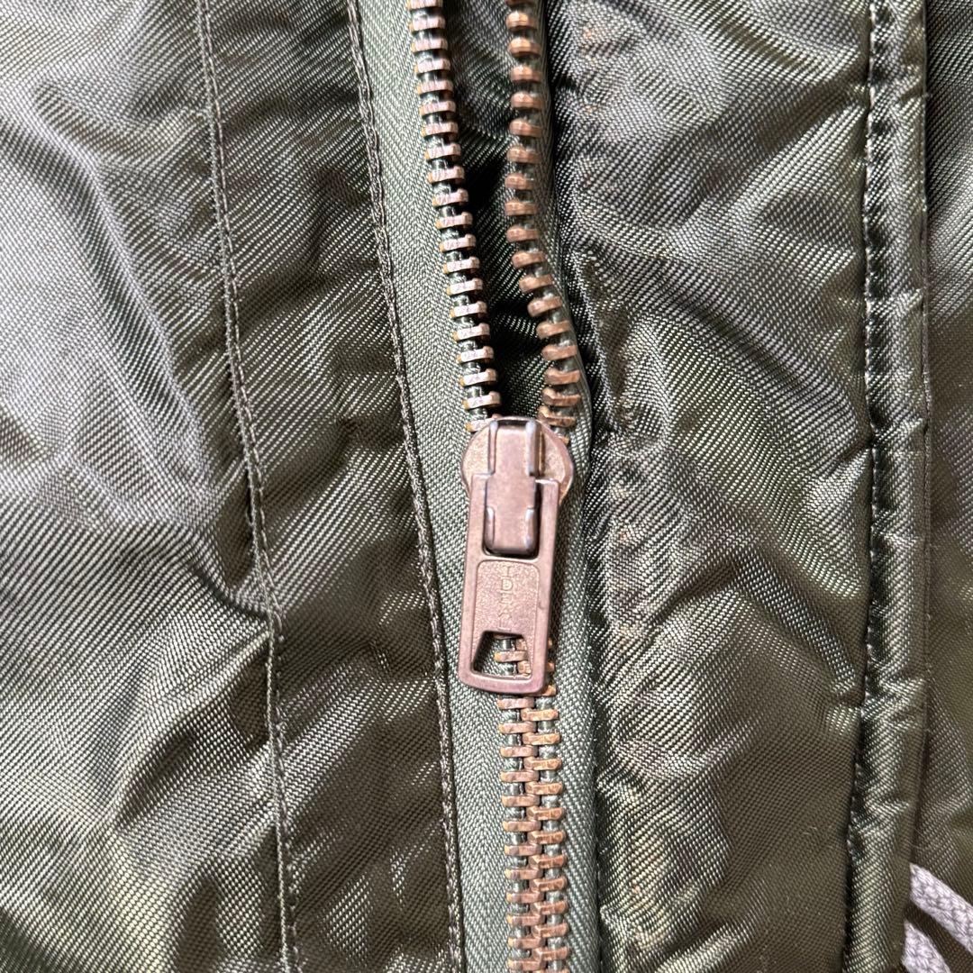 アルファ★XL DLA 100 88 カーキ デッキジャケット Ａ-1