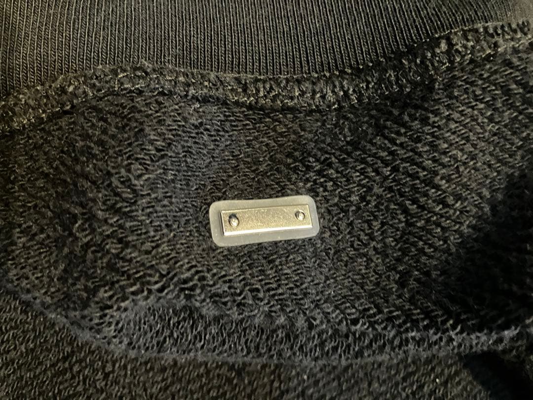 国内正規品 AMIRI アミリ 美品 ロゴスウェット Ｌサイズ ブラック